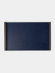 Pinetti - Giove Leather Tray (21in/53cm) - Navy - ABASK - 