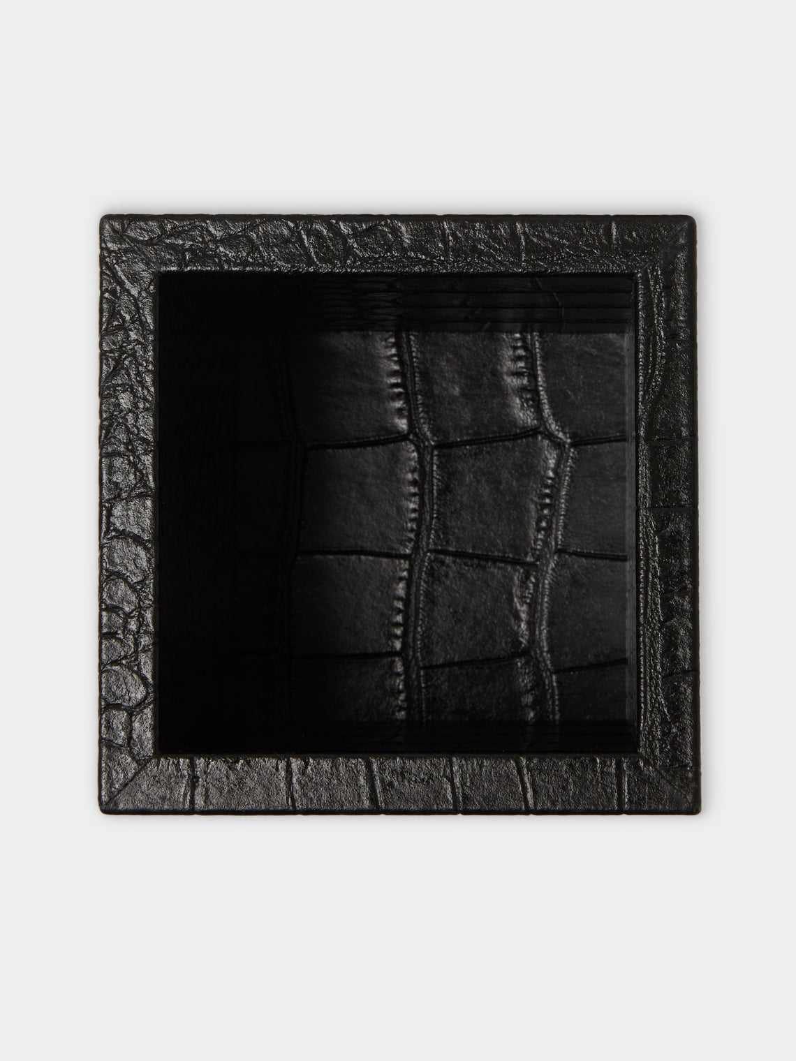 Pinetti - Leather Pen Pot - Black - ABASK