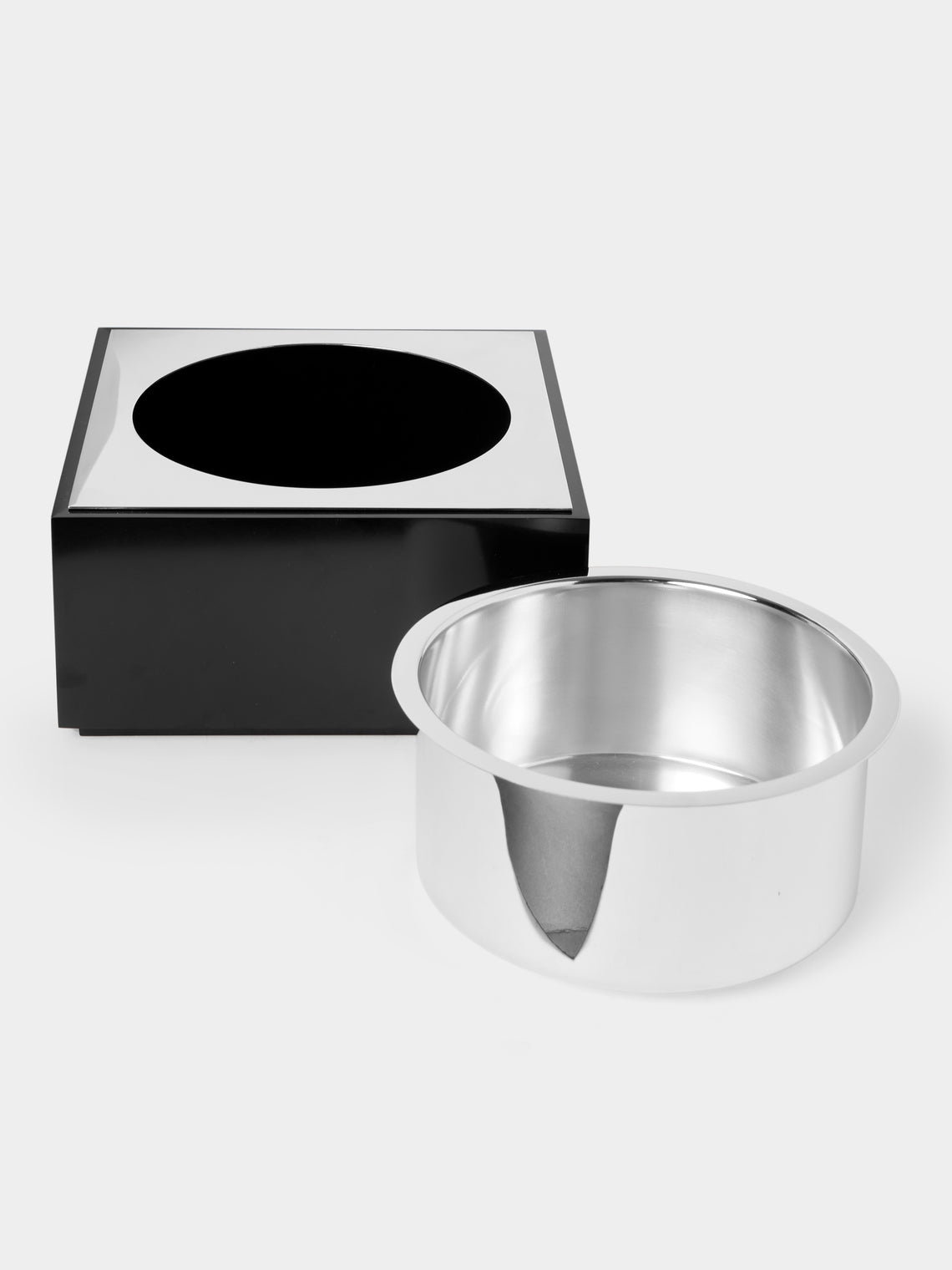 Robbe & Berking - Blackline Silver-Plated Caviar Box - Silver - ABASK