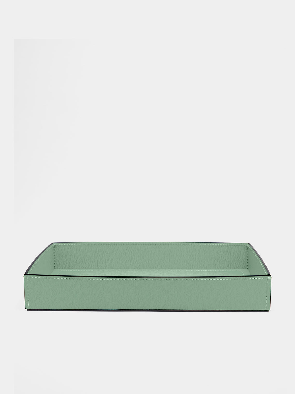 Giobagnara - Marea Leather Large Tray - Light green - ABASK