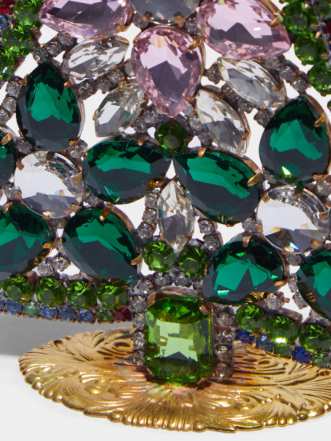 Antique and Vintage - 1930s Czech Jewelled Small Christmas Tree -  - ABASK
