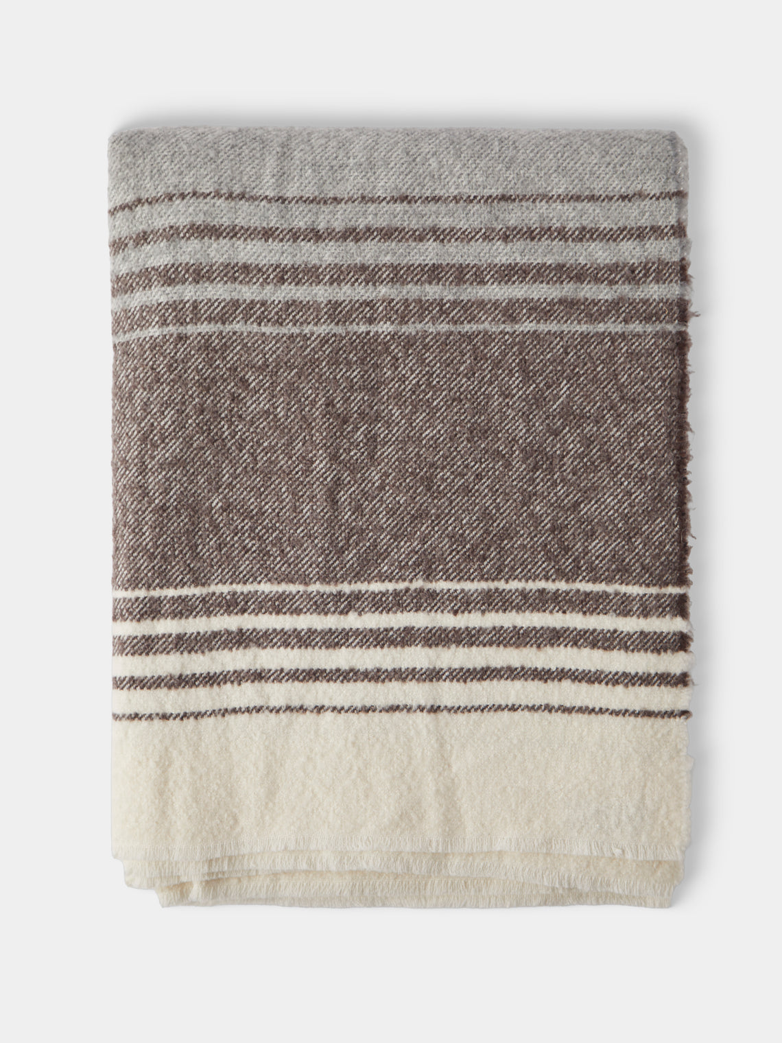 Alonpi - Galdor Wool and Cashmere Throw (79in/2m) - Multiple - ABASK