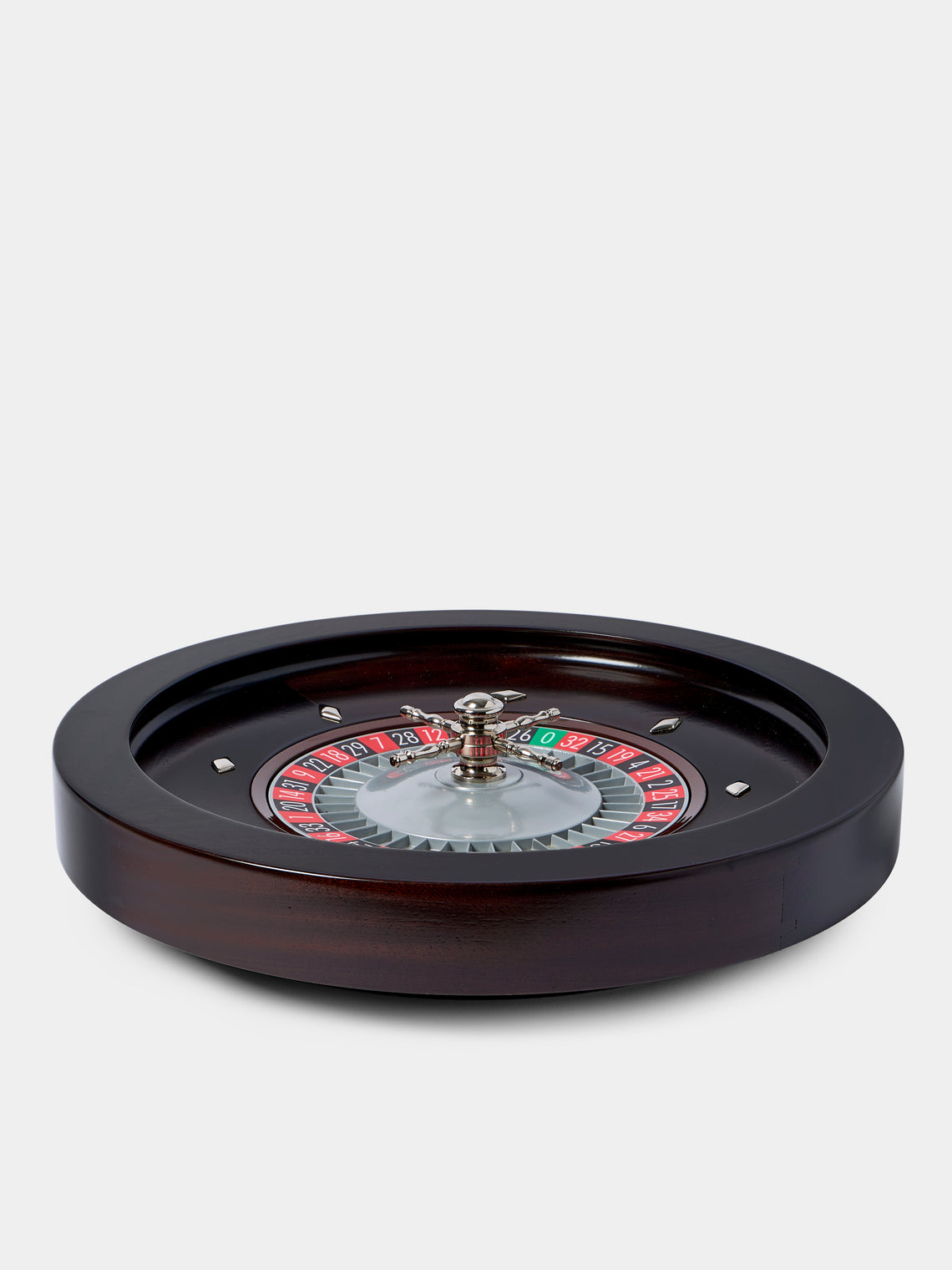 Geoffrey Parker - Wenge Wood Roulette Wheel - Brown - ABASK