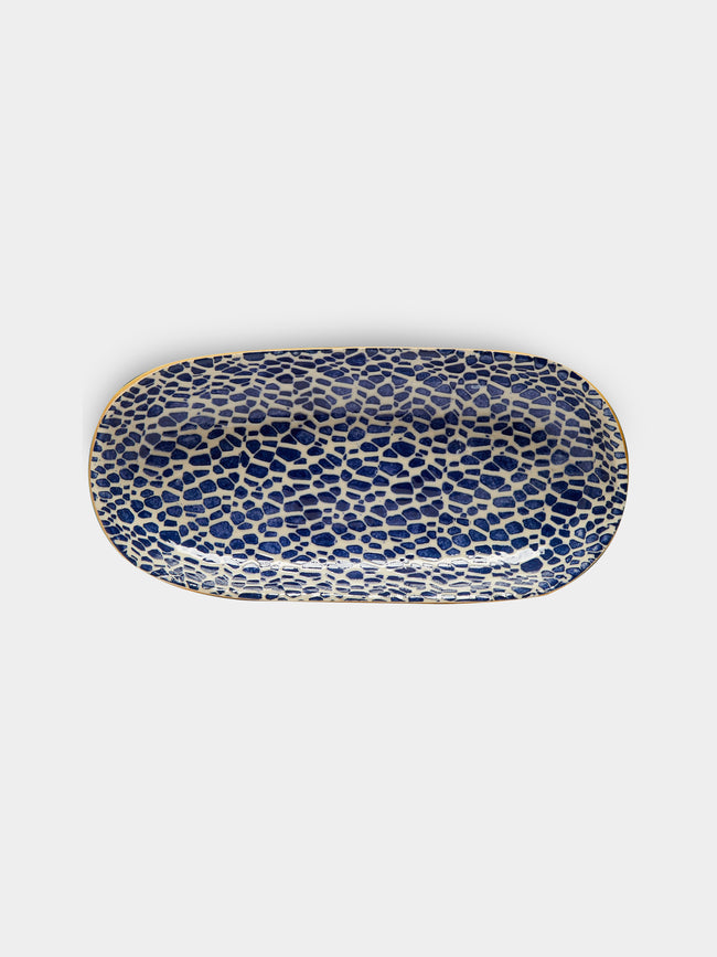 Terrafirma Ceramics - Small Canape Platter - Blue - ABASK - 