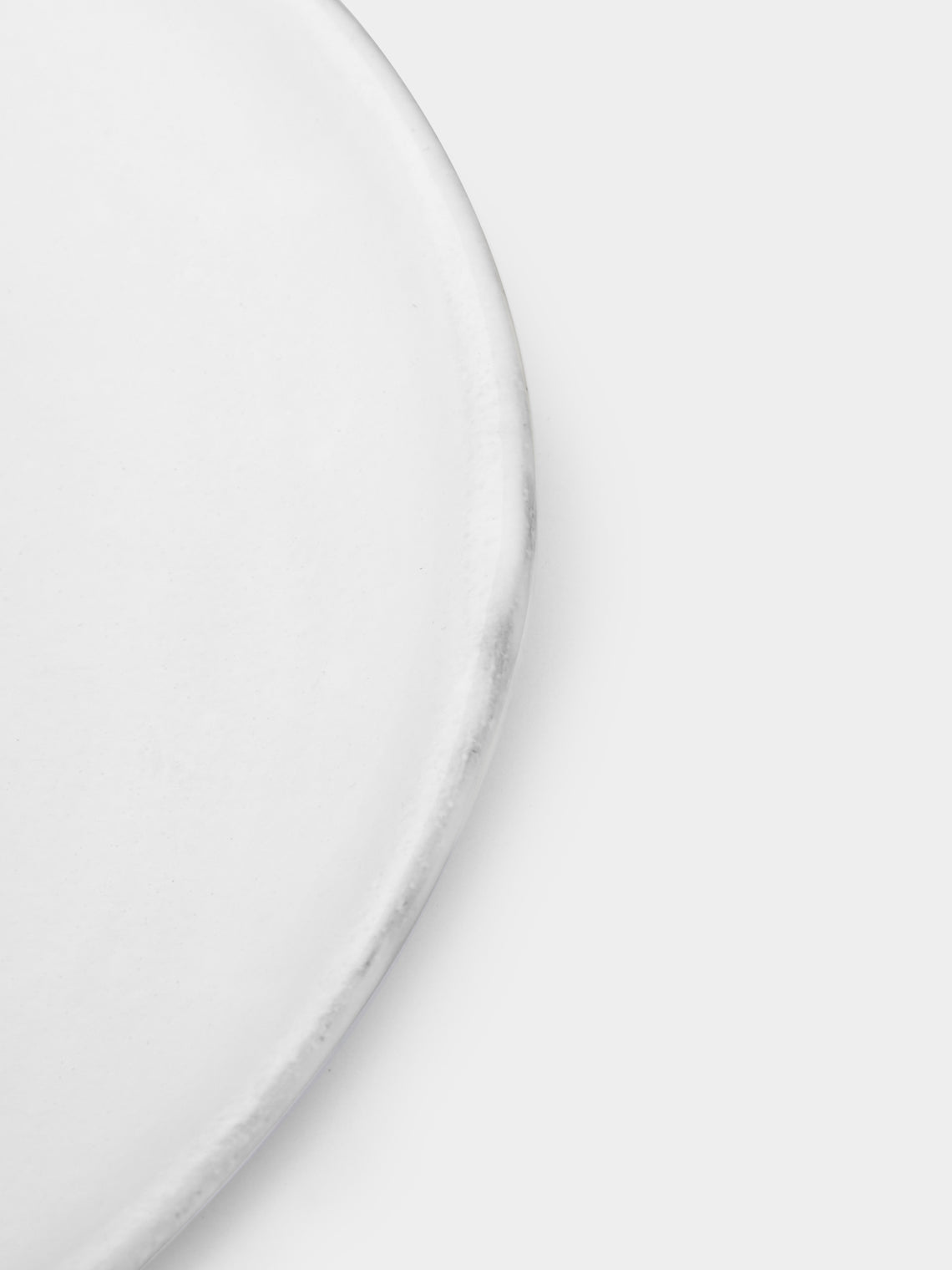 Astier de Villatte - Rien Hand-Glazed Ceramic Dinner Plate (Set of 2) - White - ABASK