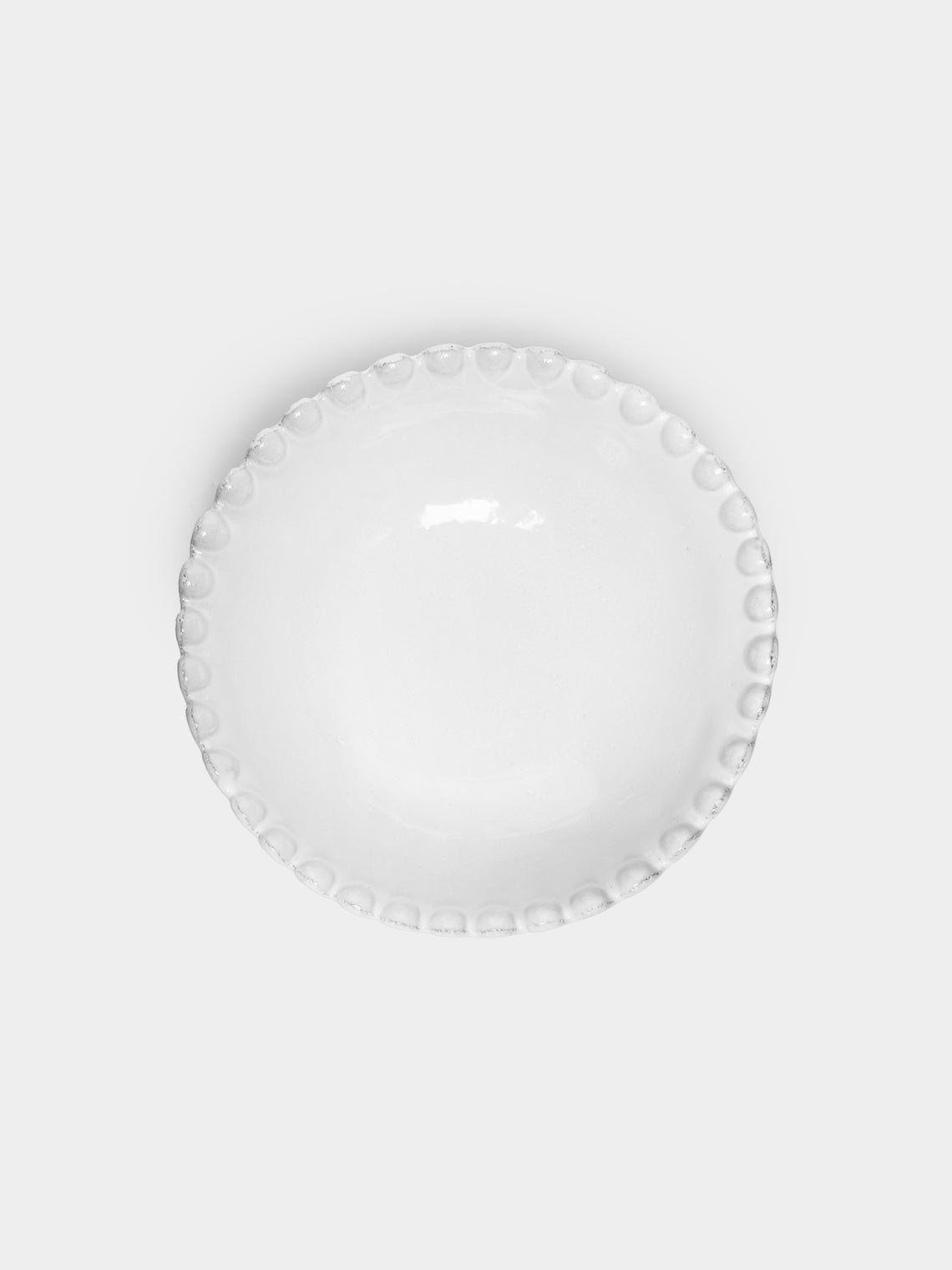 Astier de Villatte - Adélaïde Hand-Glazed Ceramic Small Soup Plate (Set of 2) - White - ABASK
