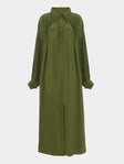 Marta Ferri - Martini Silk Long Dress - Green - ABASK - 