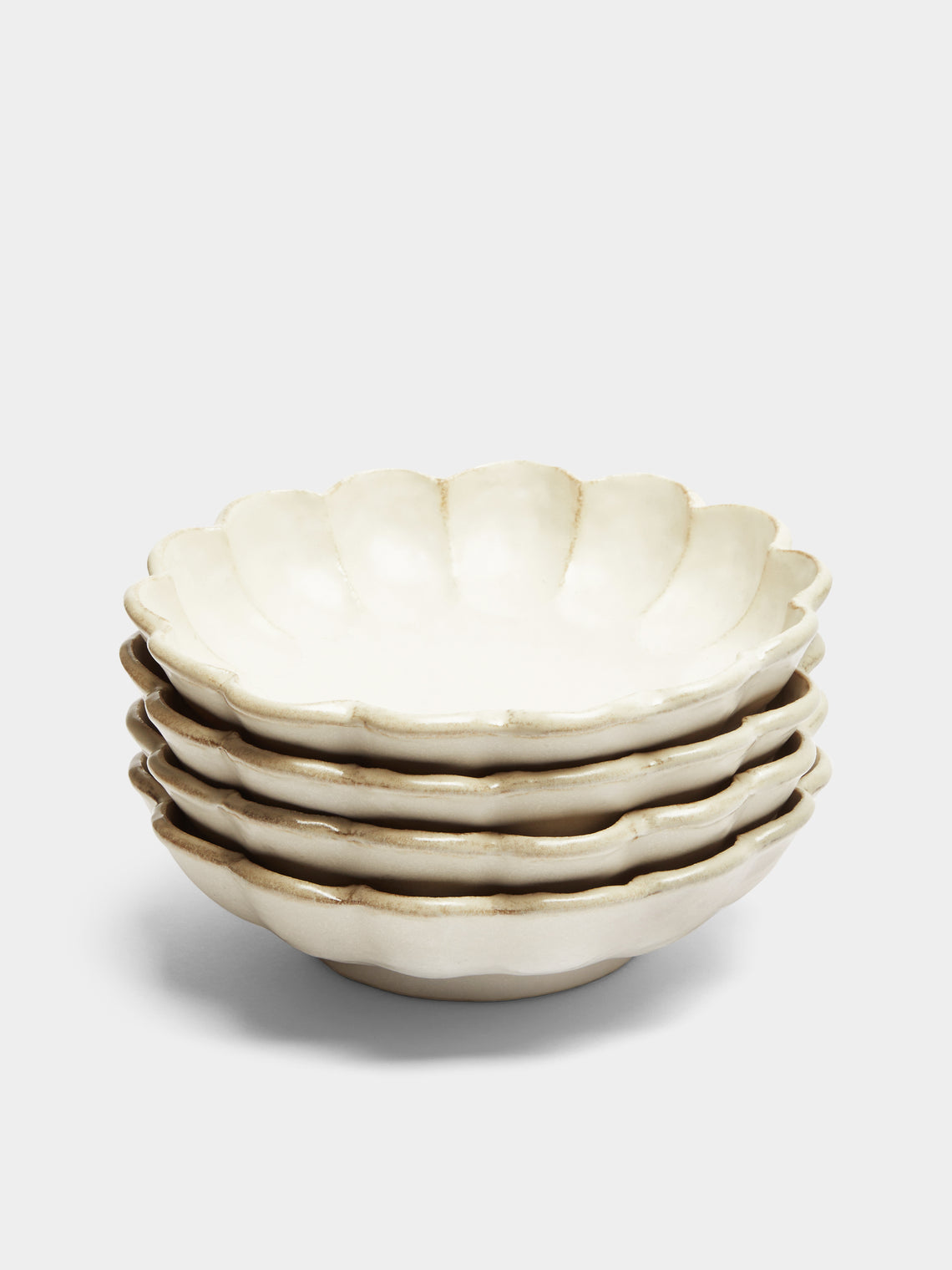 Rinka Ceramic Large Bowls (Set of 4)