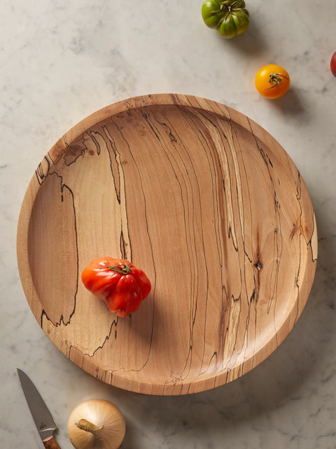 Bird & Branch - Fairlight Spalted Beech Wood Extra Large Bowl - Natural - ABASK