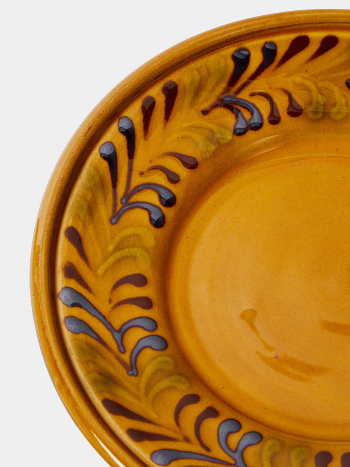 Poterie de Cliousclat - Hand-Painted Slipware Side Plates (Set of 4) -  - ABASK