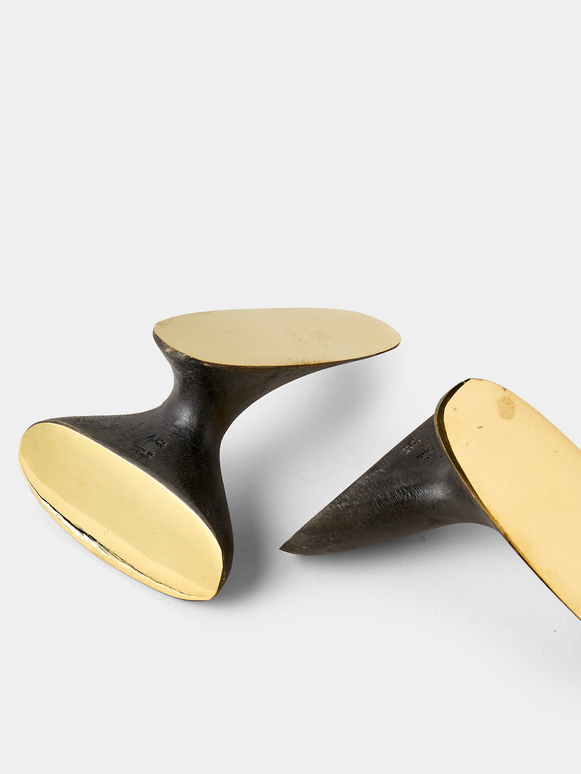 Carl Auböck - Brass Painted Bookends - Black - ABASK