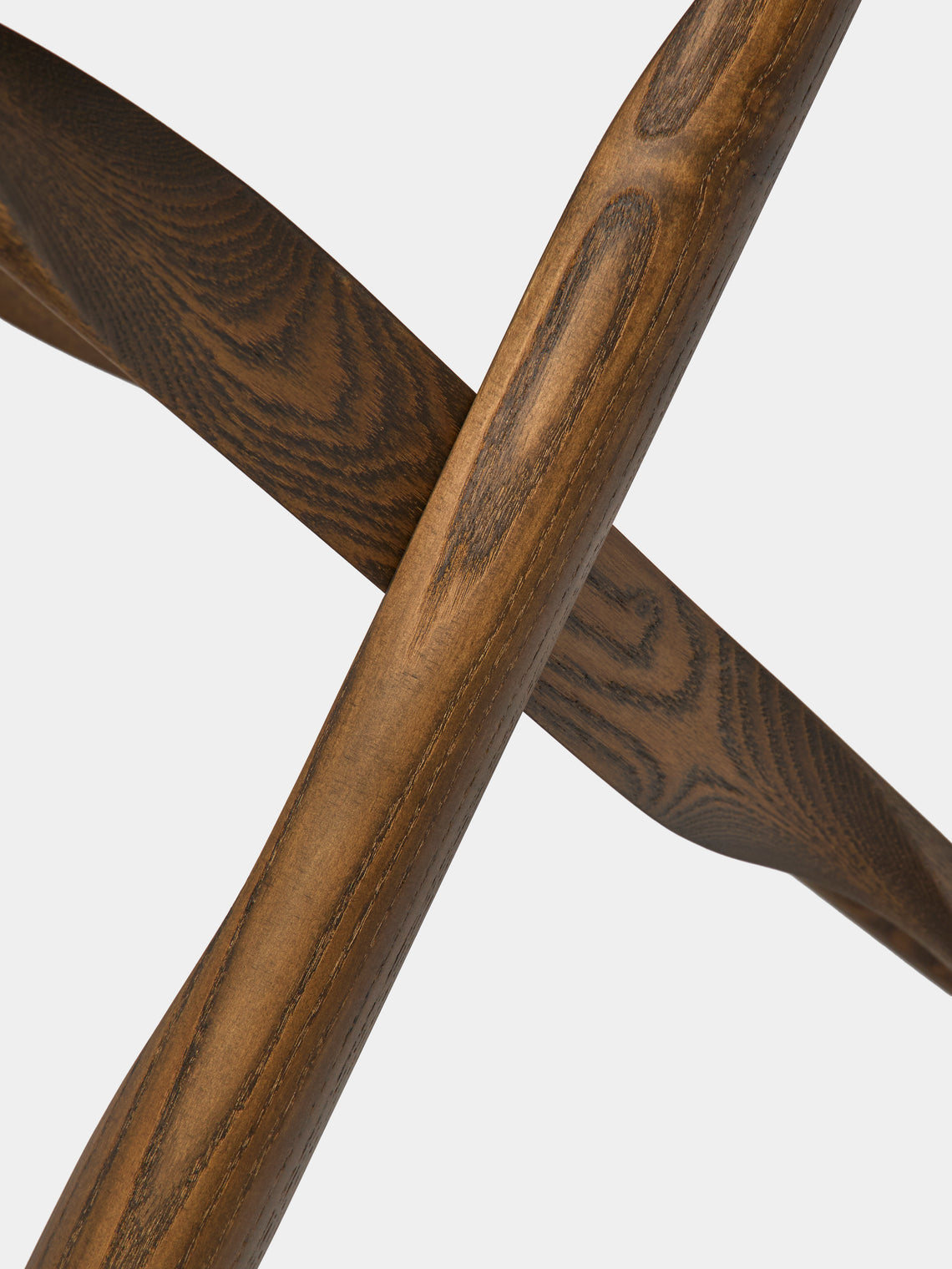 Giobagnara - Elica Leather and Wood Serving Table - Brown - ABASK