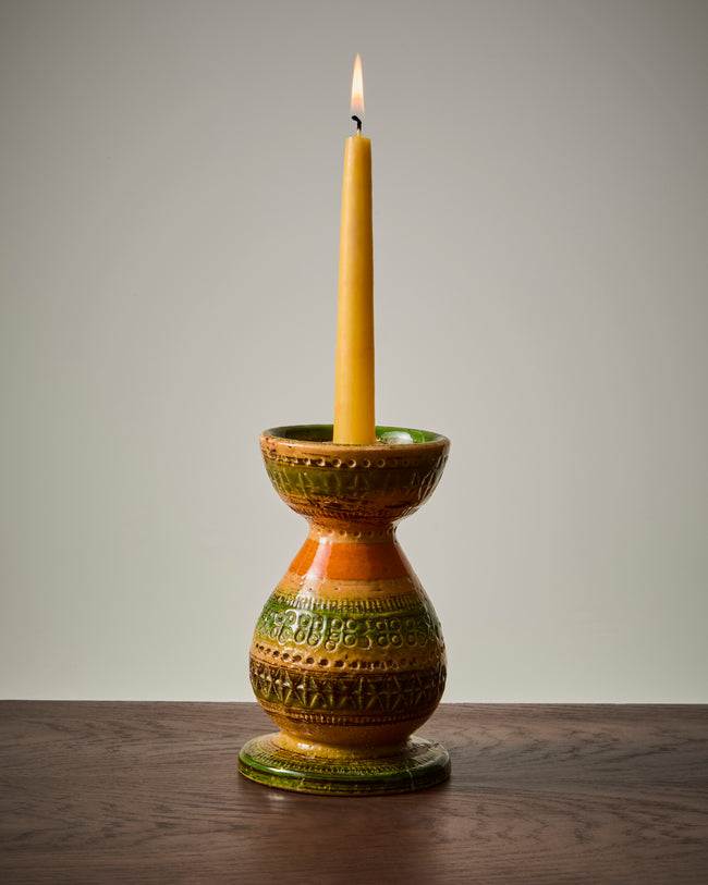 Antique and Vintage - 1970s Bitossi Ceramiche Sahara Ceramic Candlestick - Multiple - ABASK