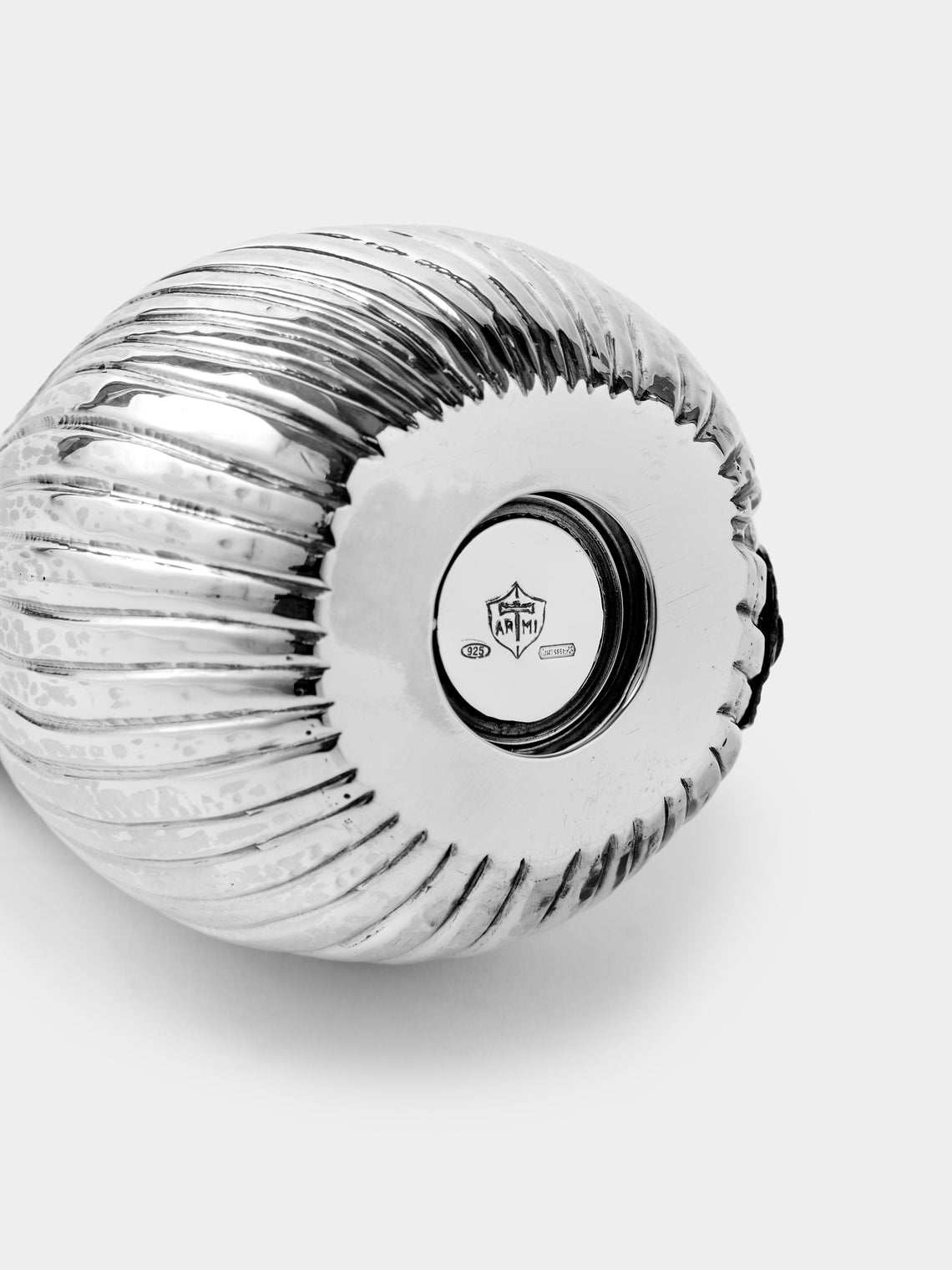 Milanese Silver - Fennel Sterling Silver Pepper Mill - Silver - ABASK