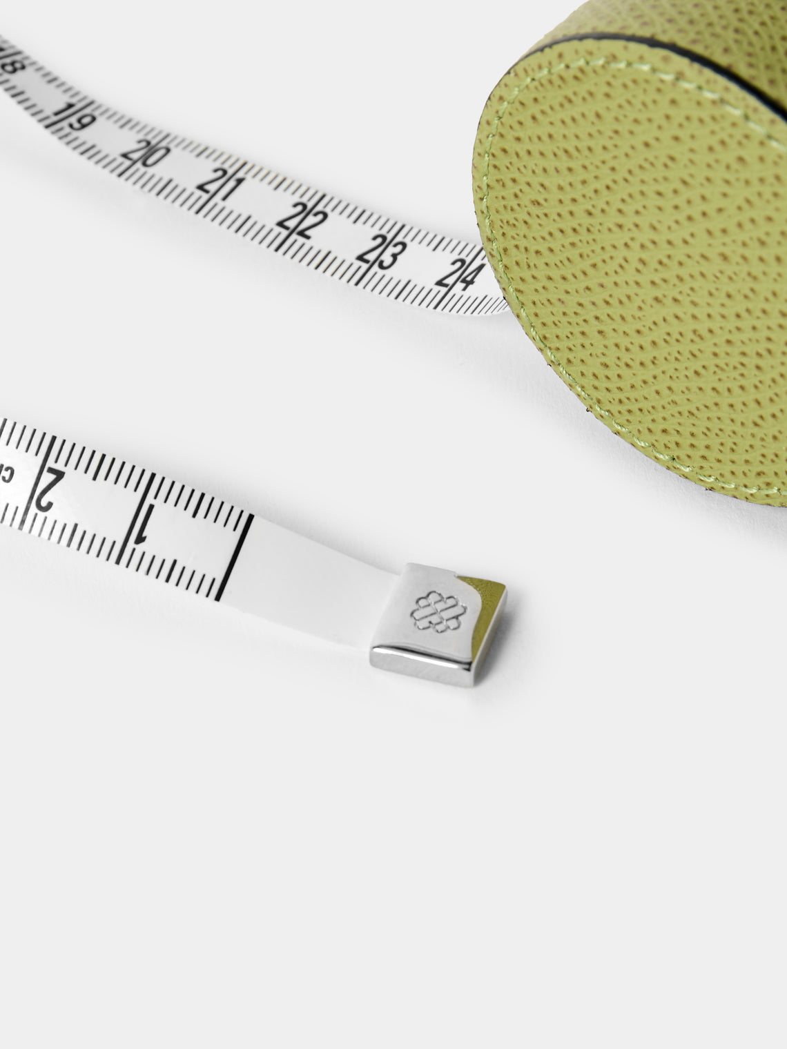 Giobagnara - Leather Pocket Roller Tape Measure - Green - ABASK