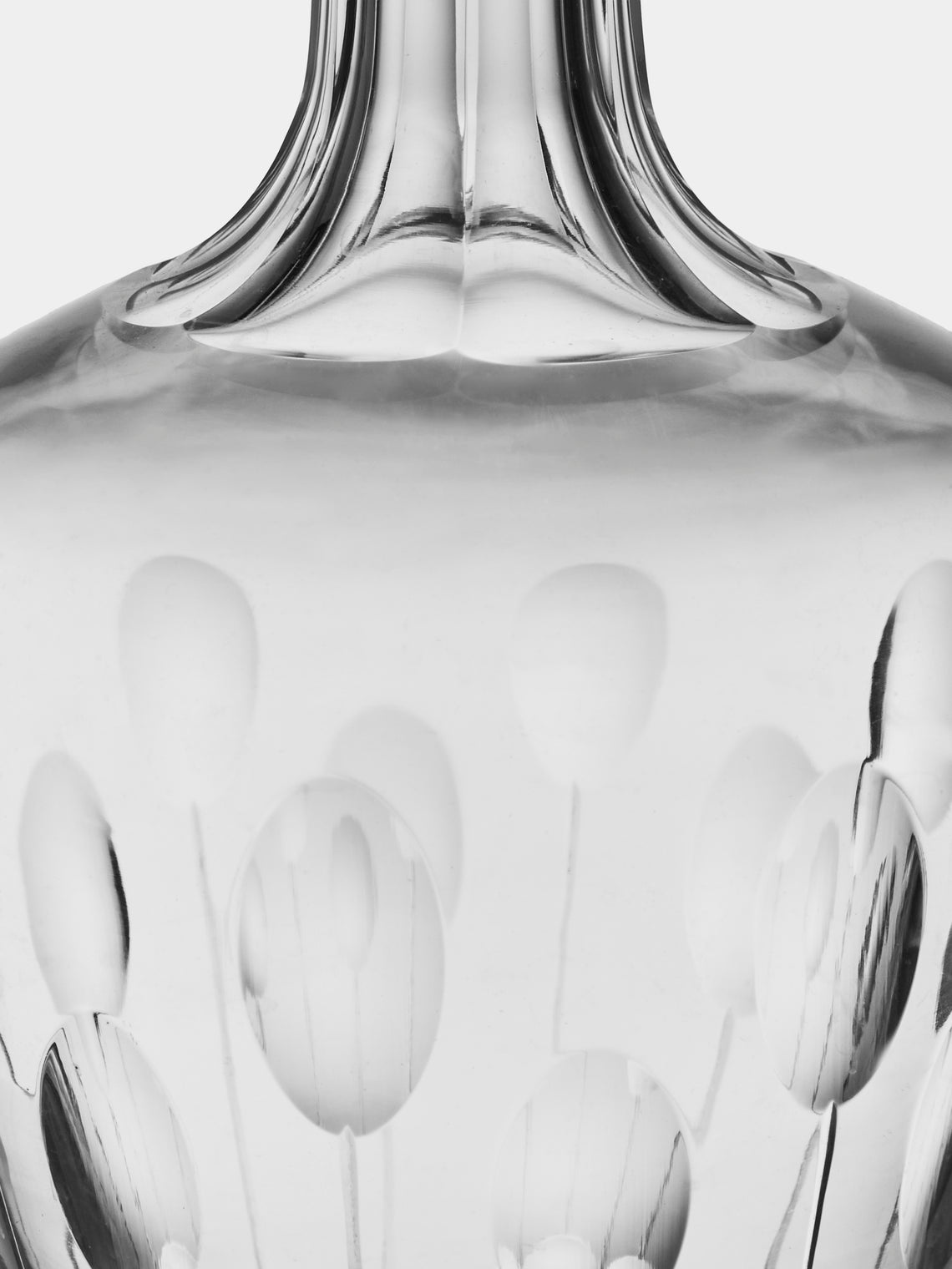 Antique and Vintage - Early-20th-Century Val Saint Lambert Crystal Carafe - Clear - ABASK