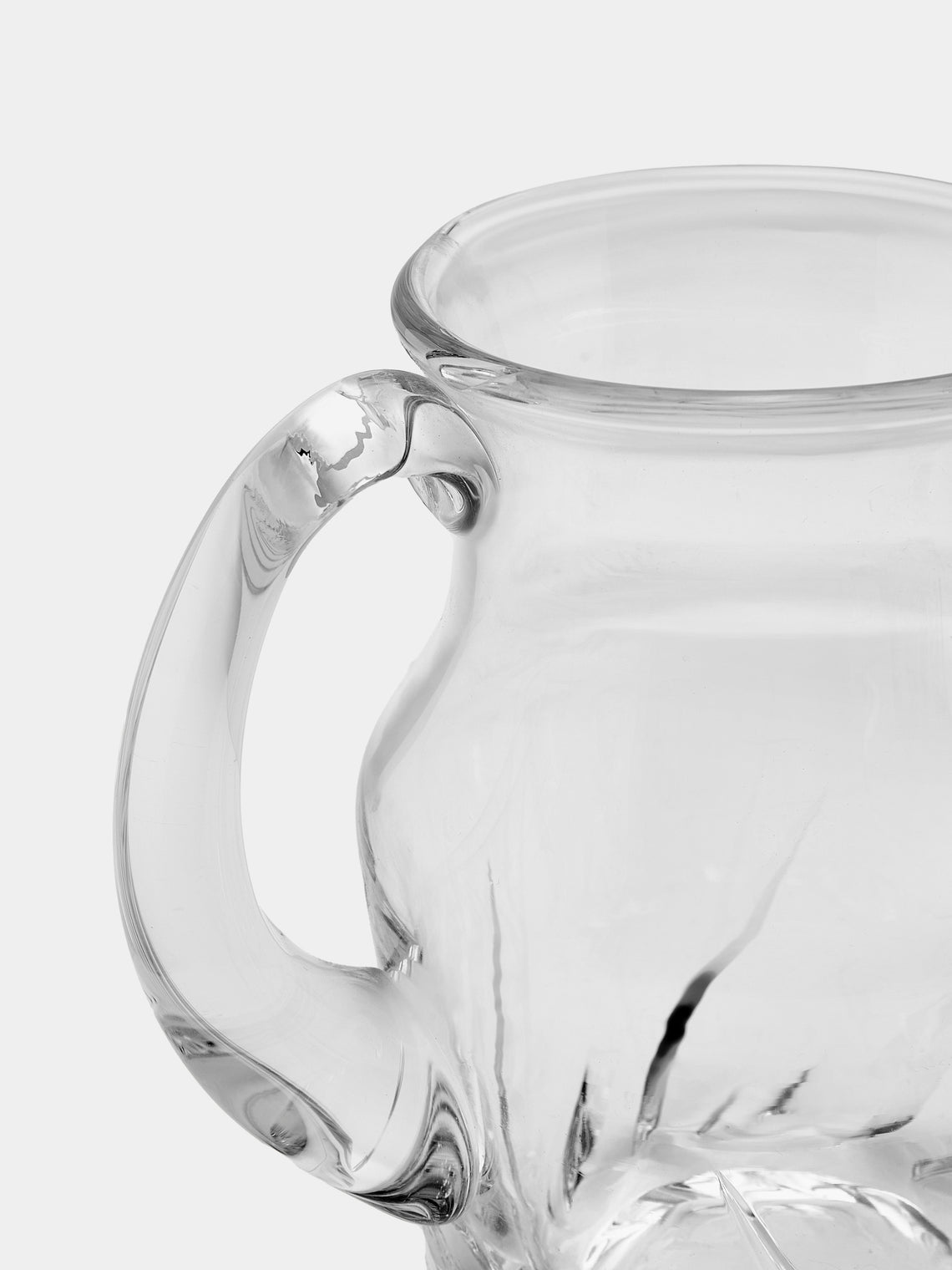 Antique and Vintage - 1950s Daum Crystal Pitcher with Water Glasses (Set of 11) - Clear - ABASK