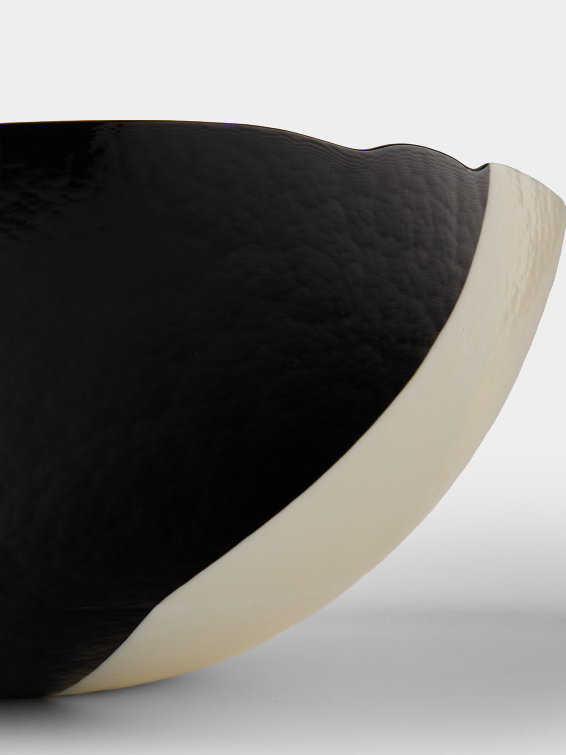 Antique and Vintage - 1980s Glass Bowl - Black - ABASK