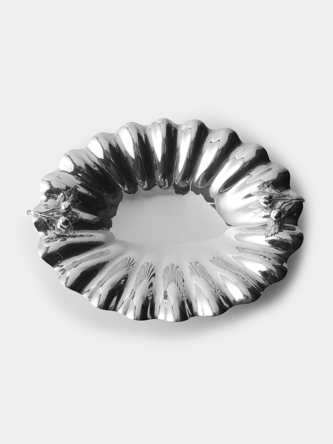 Antique and Vintage - 1920s Romeo Miracoli Solid Silver Fruit Bowl - Silver - ABASK