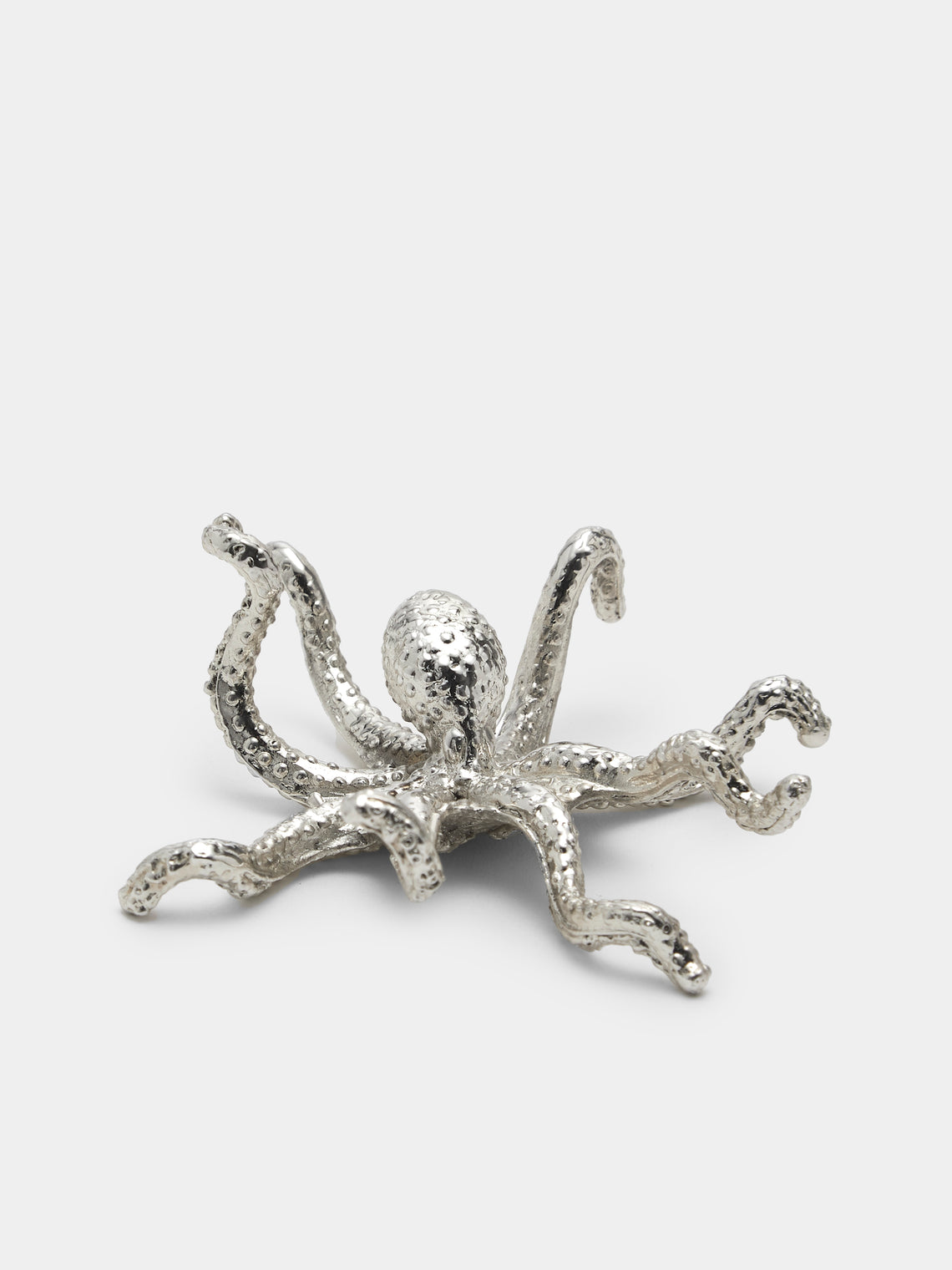 Objet Luxe - Octopus Silver-Plated Chopstick Rests (Set of 4) - Silver - ABASK - 
