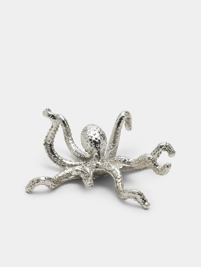 Objet Luxe - Octopus Silver-Plated Chopstick Rests (Set of 4) - Silver - ABASK - 