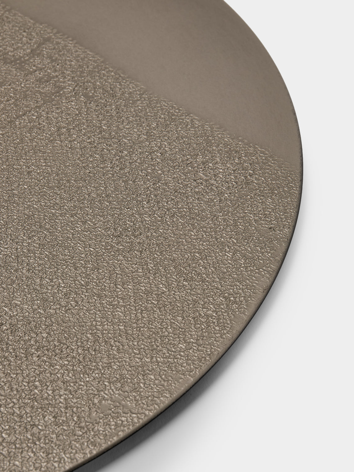 MAAR Design - | Set of 4 | Platino Hand-Painted Lacquered Placemats - Gray - ABASK