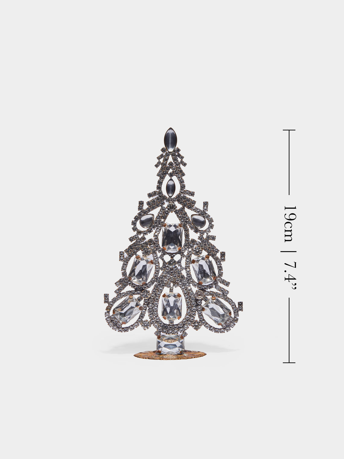 Antique and Vintage - 1930s Czech Jewelled Small Christmas Tree -  - ABASK