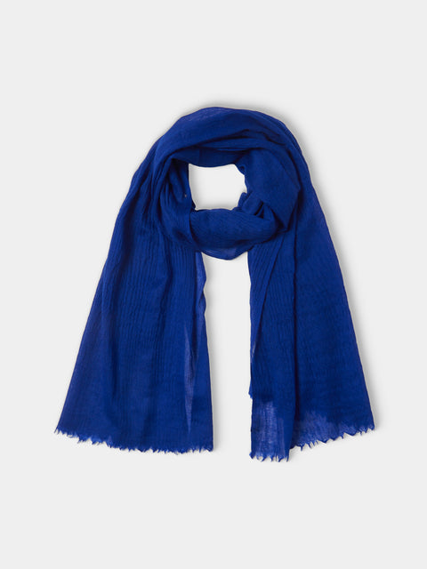 Norlha - Prince Light Yak Scarf (75in/1.9m) - Blue - ABASK - 