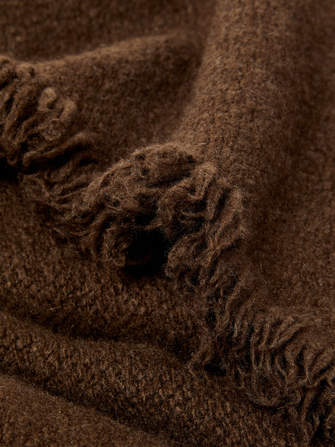 Norlha - Flock Hand-Spun Yak Khullu Scarf - Brown - ABASK