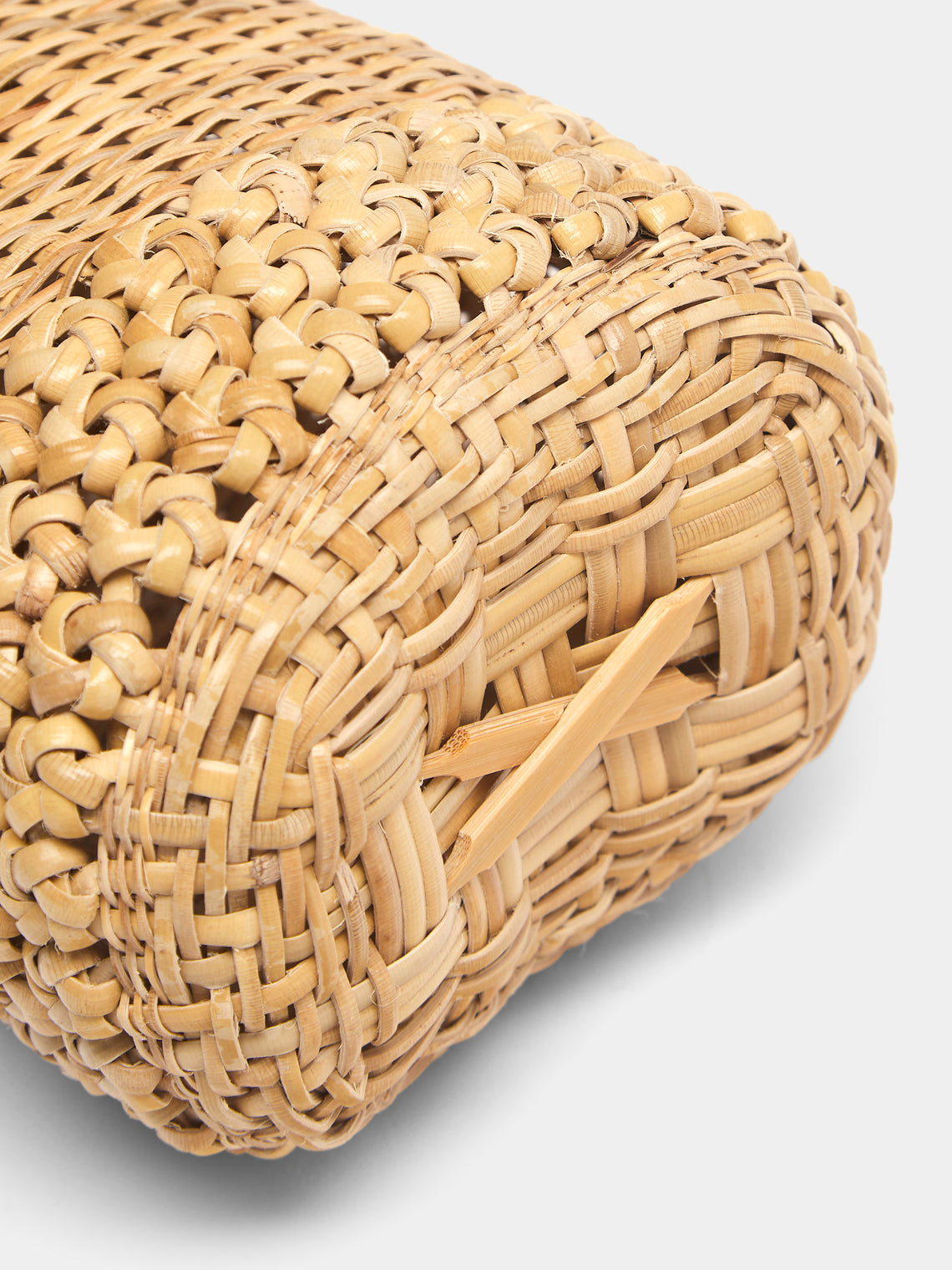 Junpei Kawaguchi - Hand-Braided Rattan Flower Basket - Brown - ABASK