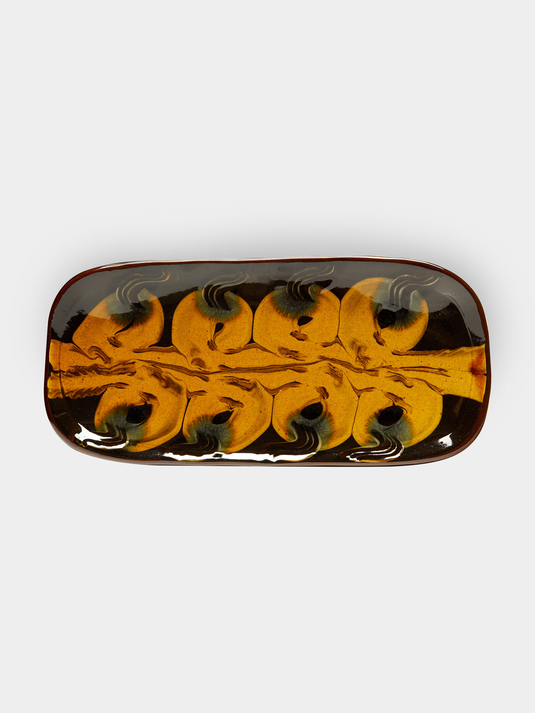 Mike Parry Slipware Oblong Platter