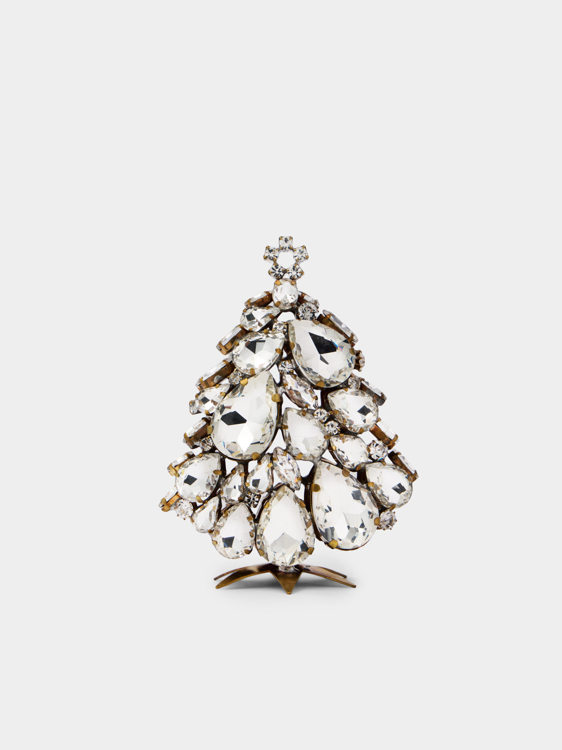ABASK Decorations - 3D Gleam Czech Crystal Tree - Clear - ABASK