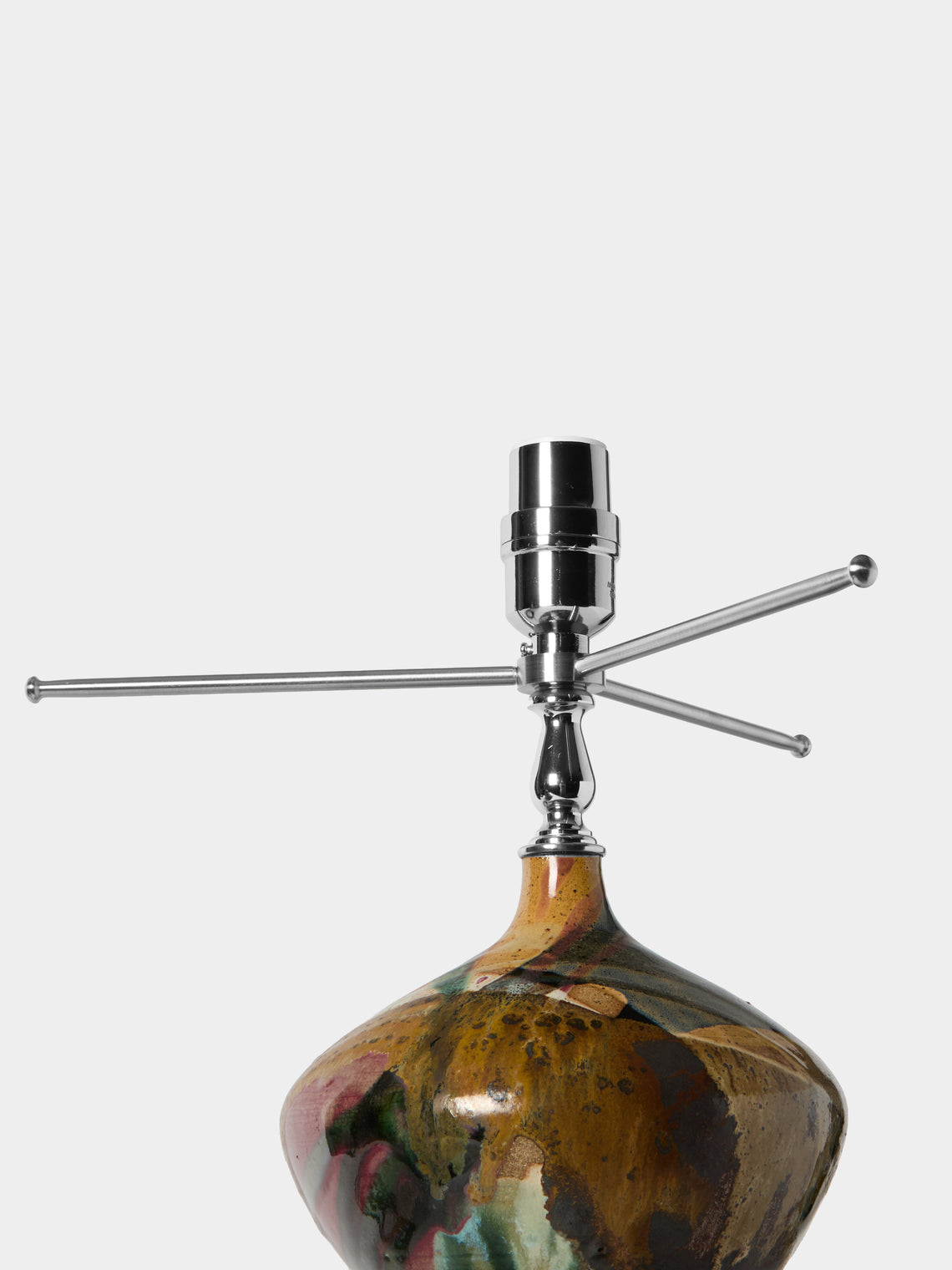 Episode - Billow Hand-Glazed Ceramic Table Lamp - Multiple - ABASK