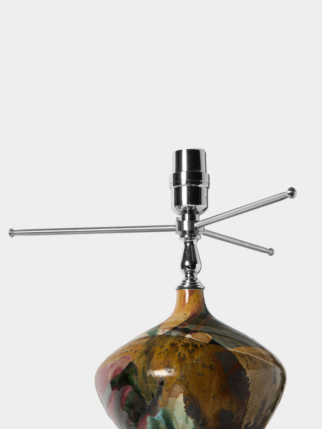 Episode - Billow Hand-Glazed Ceramic Table Lamp - Multiple - ABASK