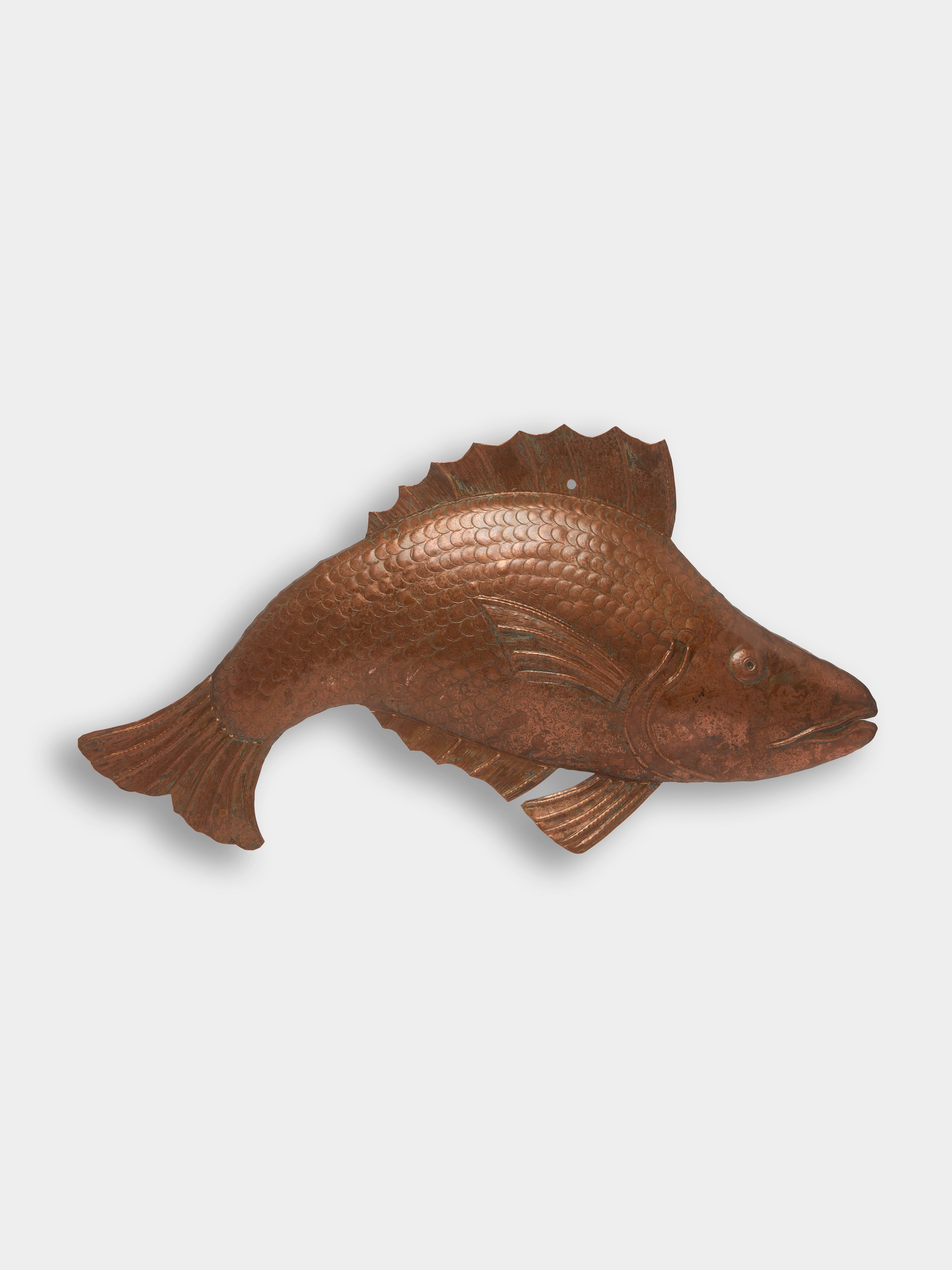 Dopper Fish Metallics 19th-Century Copper Fish by Antique and Vintage | ABASK