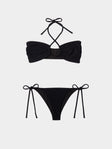 Sara Cristina - Bahia Halterneck Bikini - Black - ABASK - 