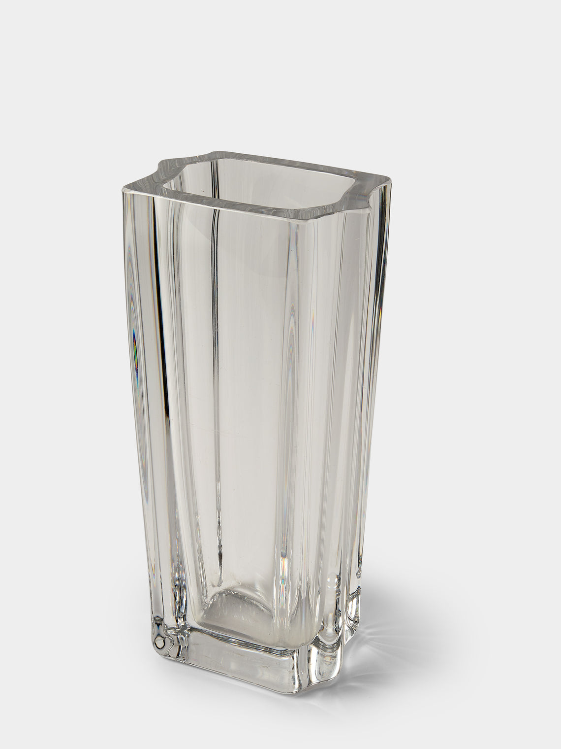 Antique and Vintage - 1970s Daum Crystal Vase (11in/28.5cm) - Clear - ABASK