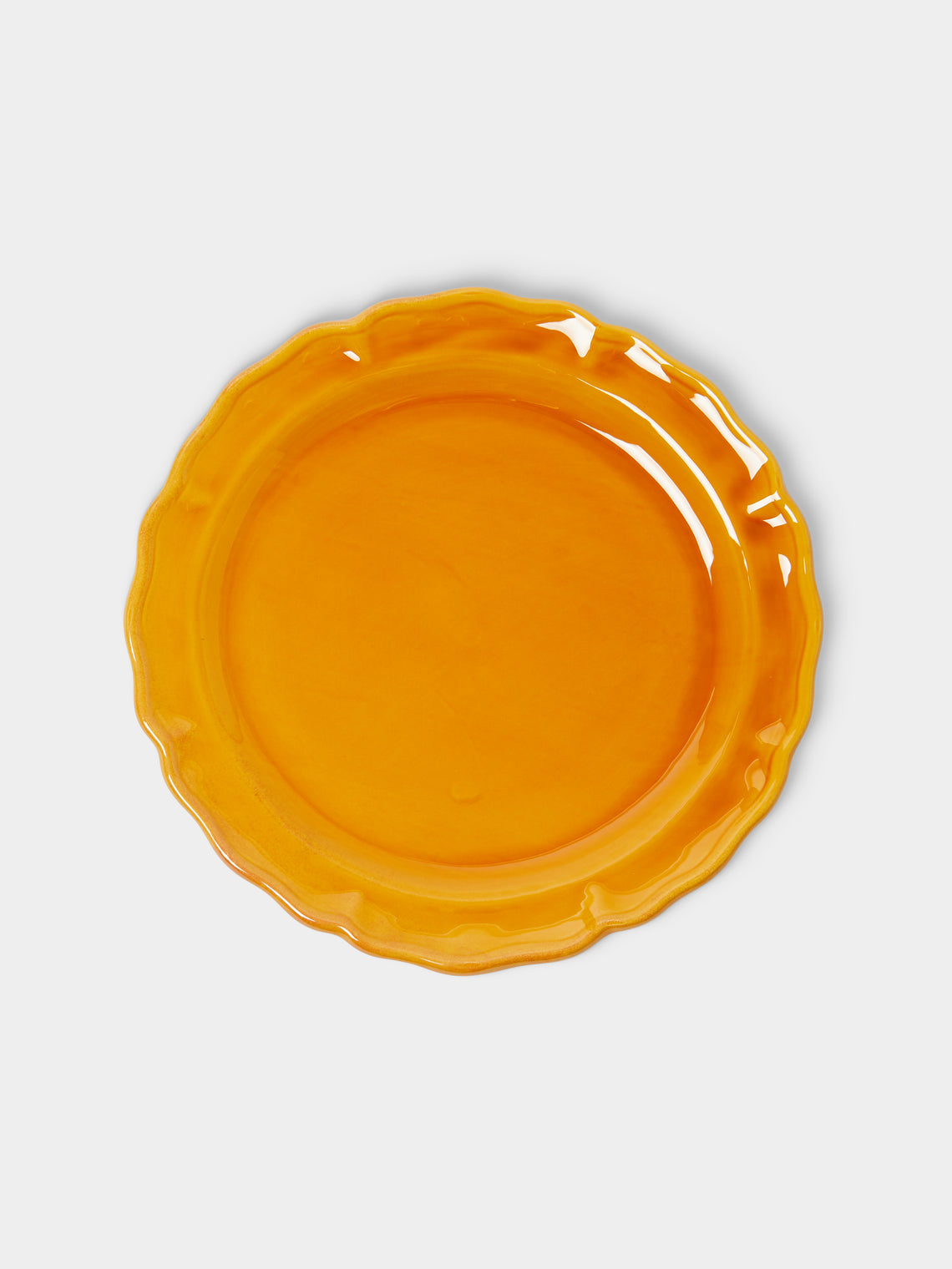 Maison Pichon Uzès - Provence Hand-Glazed Ceramic Serving Dish - Orange - ABASK - 