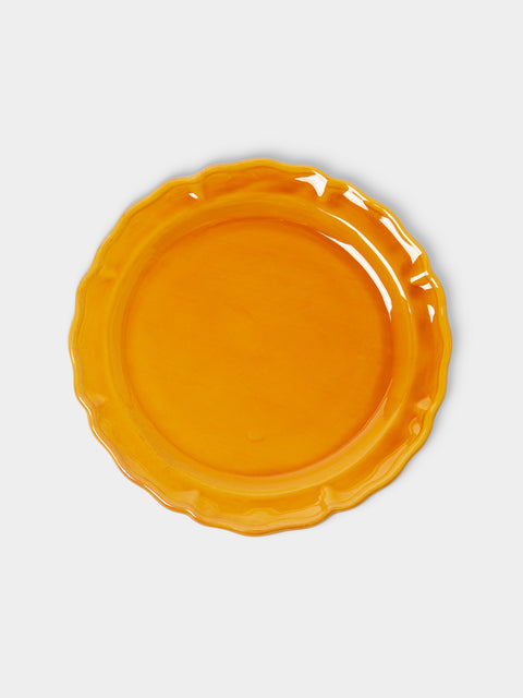 Maison Pichon Uzès - Provence Hand-Glazed Ceramic Serving Dish - Orange - ABASK - 