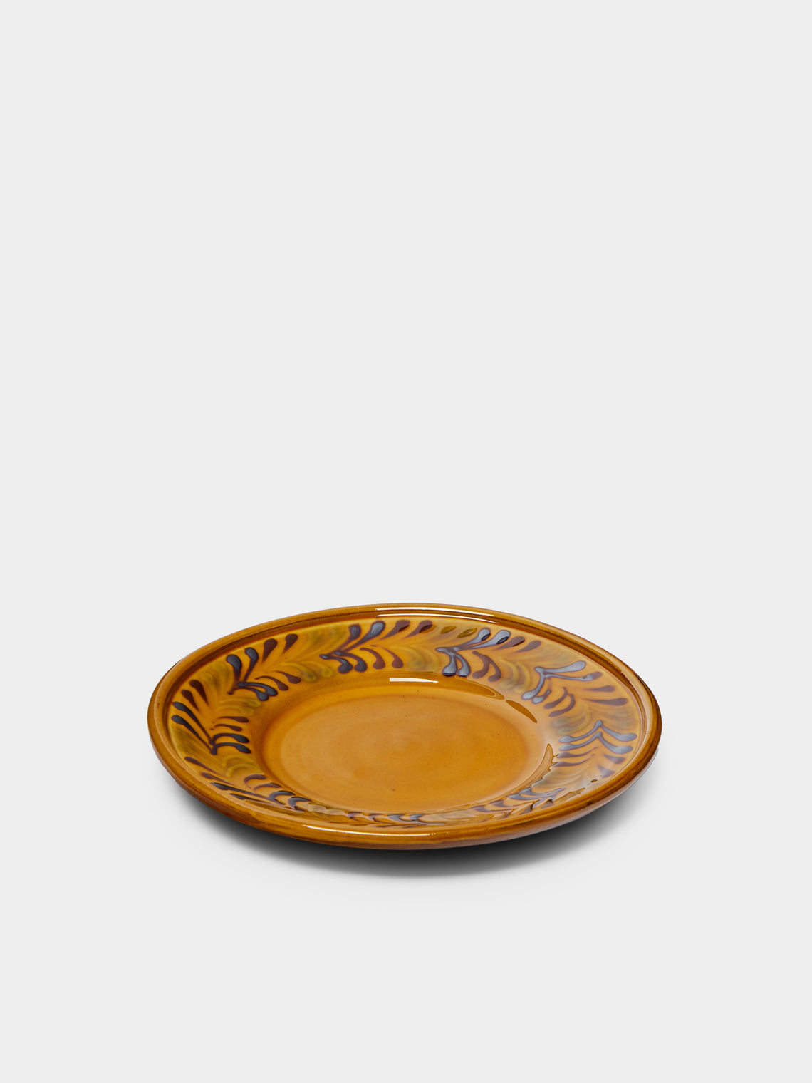 Poterie de Cliousclat - Hand-Painted Slipware Side Plates (Set of 4) -  - ABASK