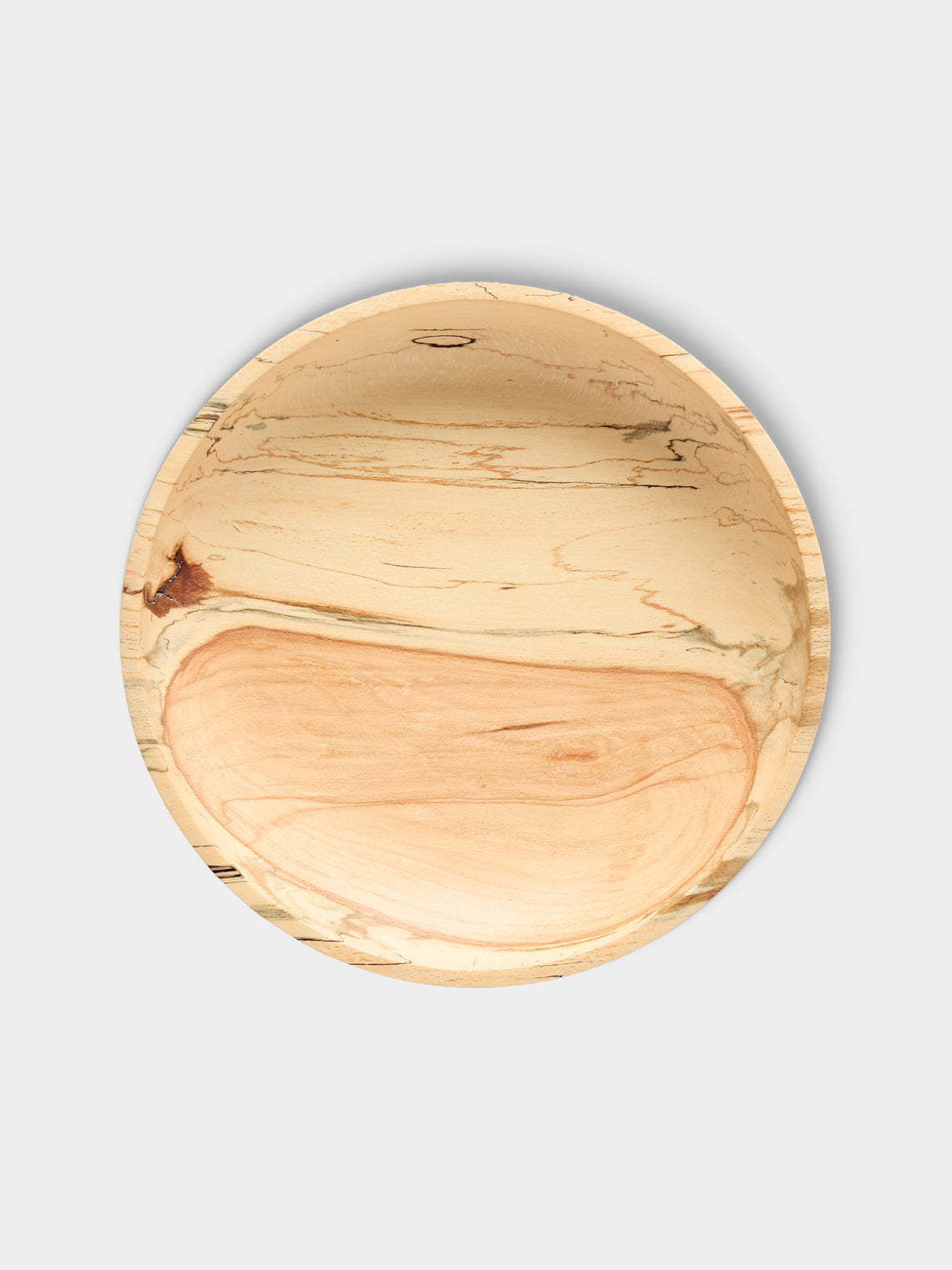 Bird & Branch - Hand-Turned Spalted Beech Large Bowl - Natural - ABASK
