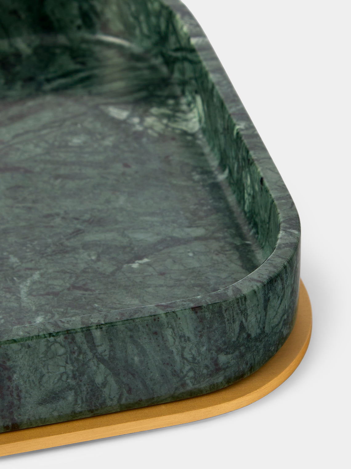 Giobagnara - Polo Marble Valet Tray (9.5in/24cm) - Green - ABASK