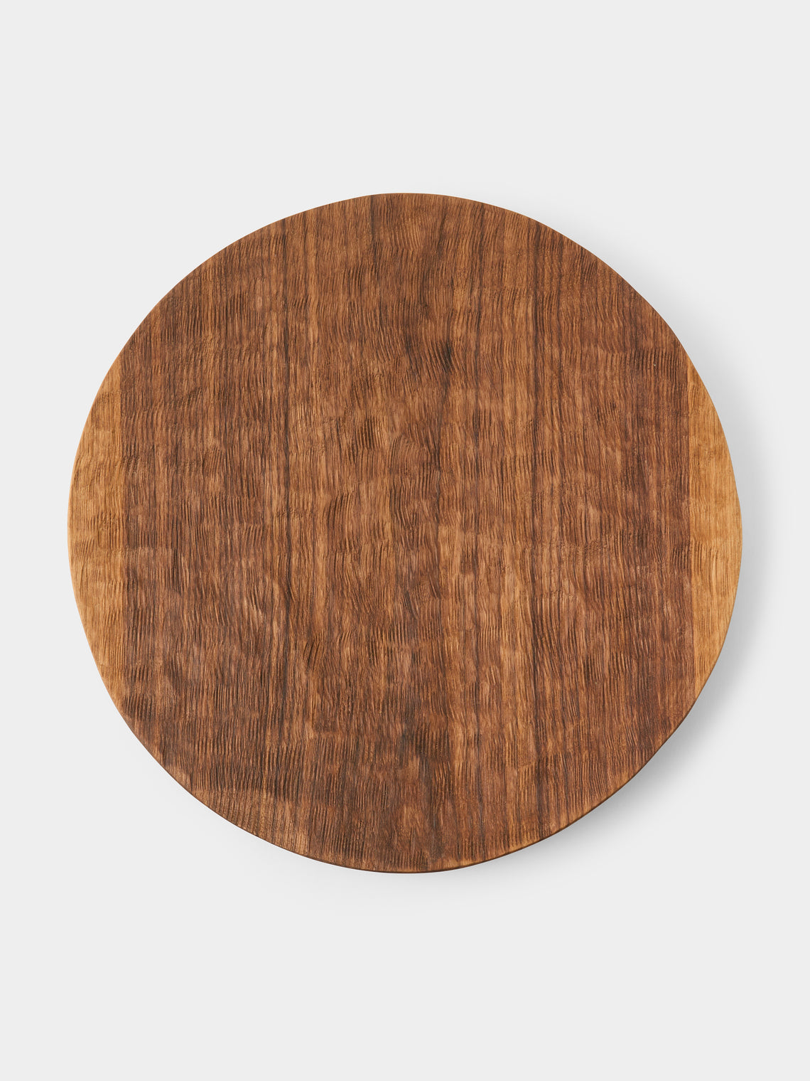 Riccardo Monte - Hand-Carved Walnut Tray (15.5in/40cm) - Brown - ABASK