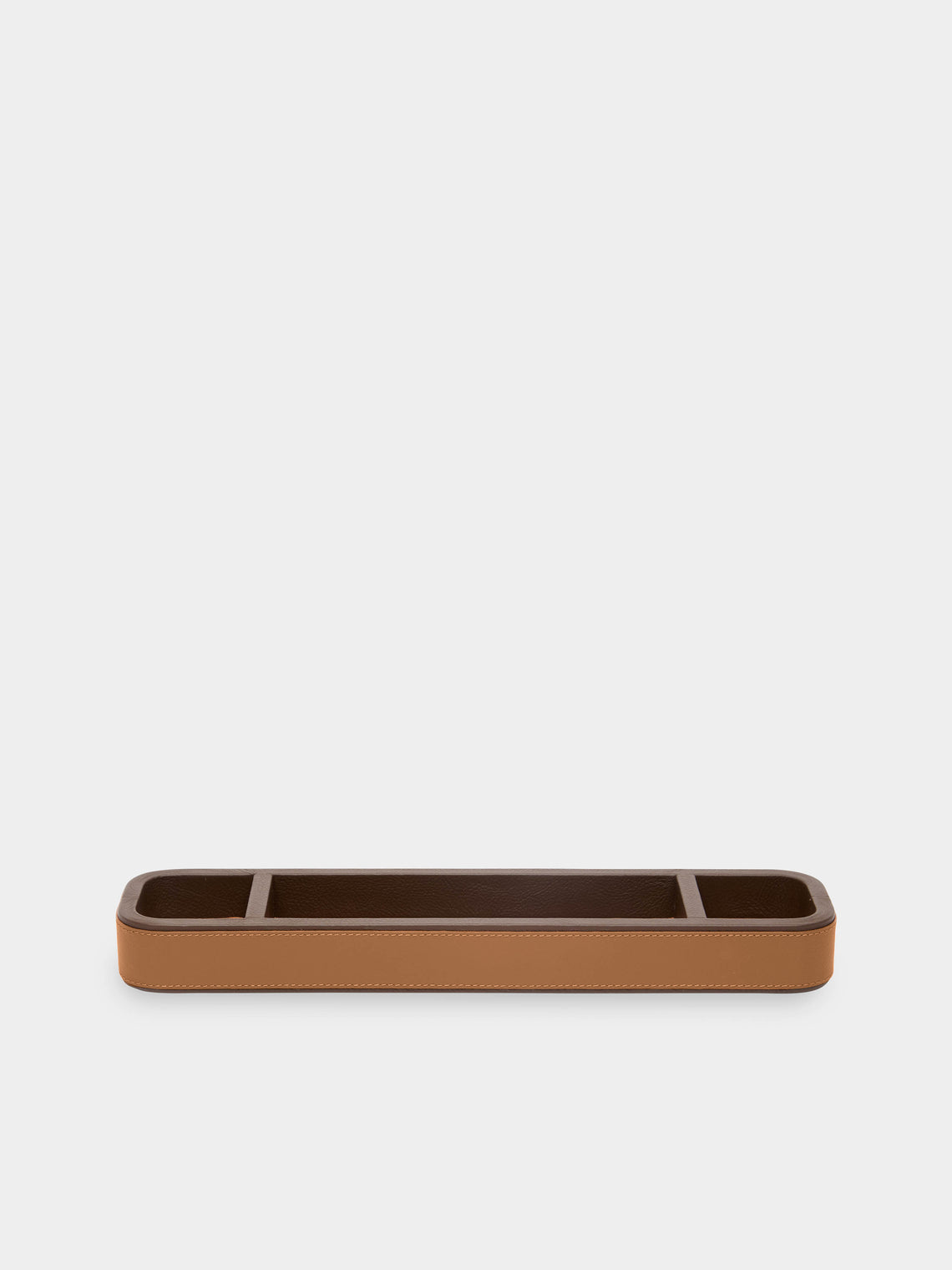 Giobagnara x Poltrona Frau - Leather Flat Pen Holder - Tan - ABASK - 
