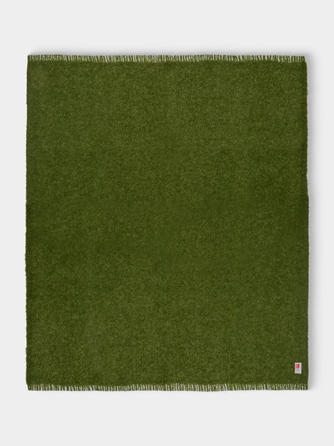 Brun de Vian-Tiran - Cirrus Handwoven Mohair Throw (71in/1.8m) - Orange - ABASK - 