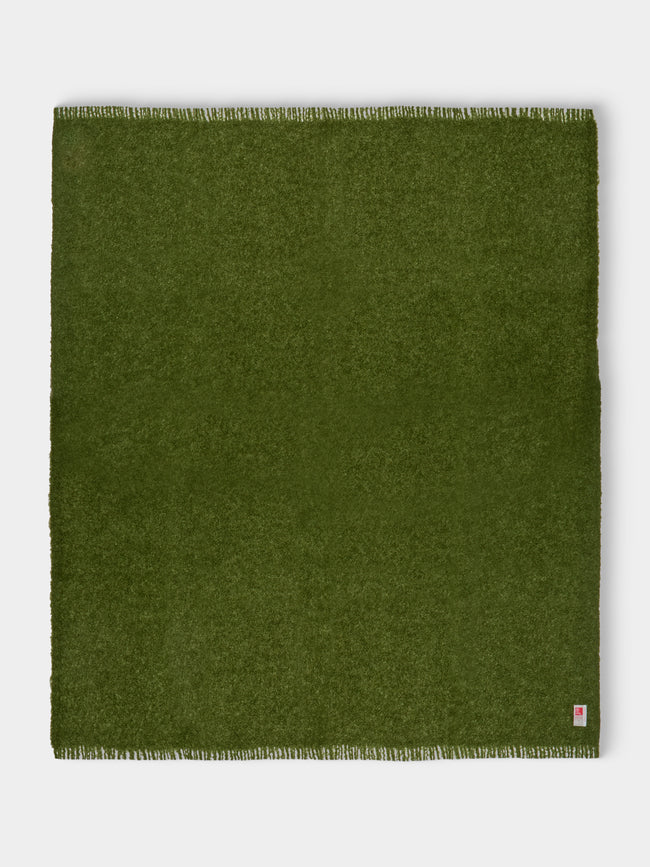 Brun de Vian-Tiran - Cirrus Handwoven Mohair Throw (71in/1.8m) - Orange - ABASK - 