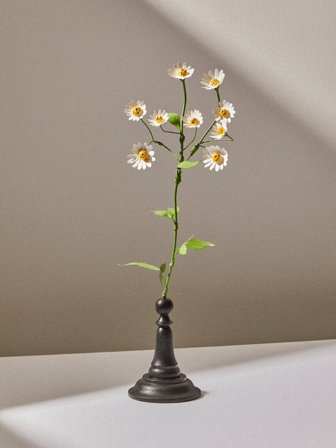 Erbavoglio Milano - Hand-Painted Copper Ornamental Flower - Blue - ABASK