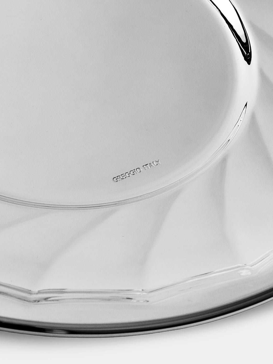 Greggio - Newport Silver-Plated Bottle Coaster - Silver - ABASK
