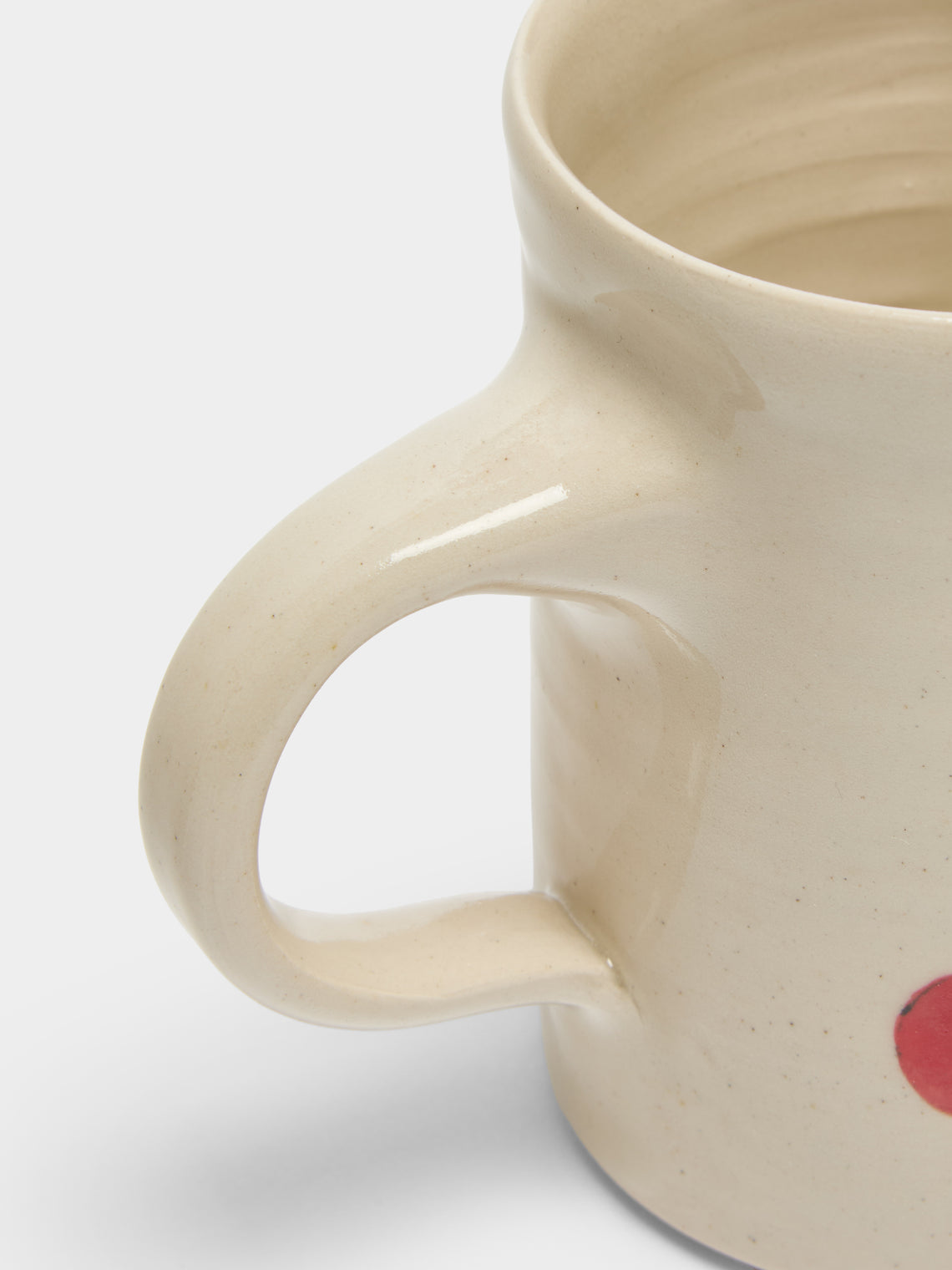 Liz Rowland - Tomato Hand-Painted Ceramic Mug - Multiple - ABASK