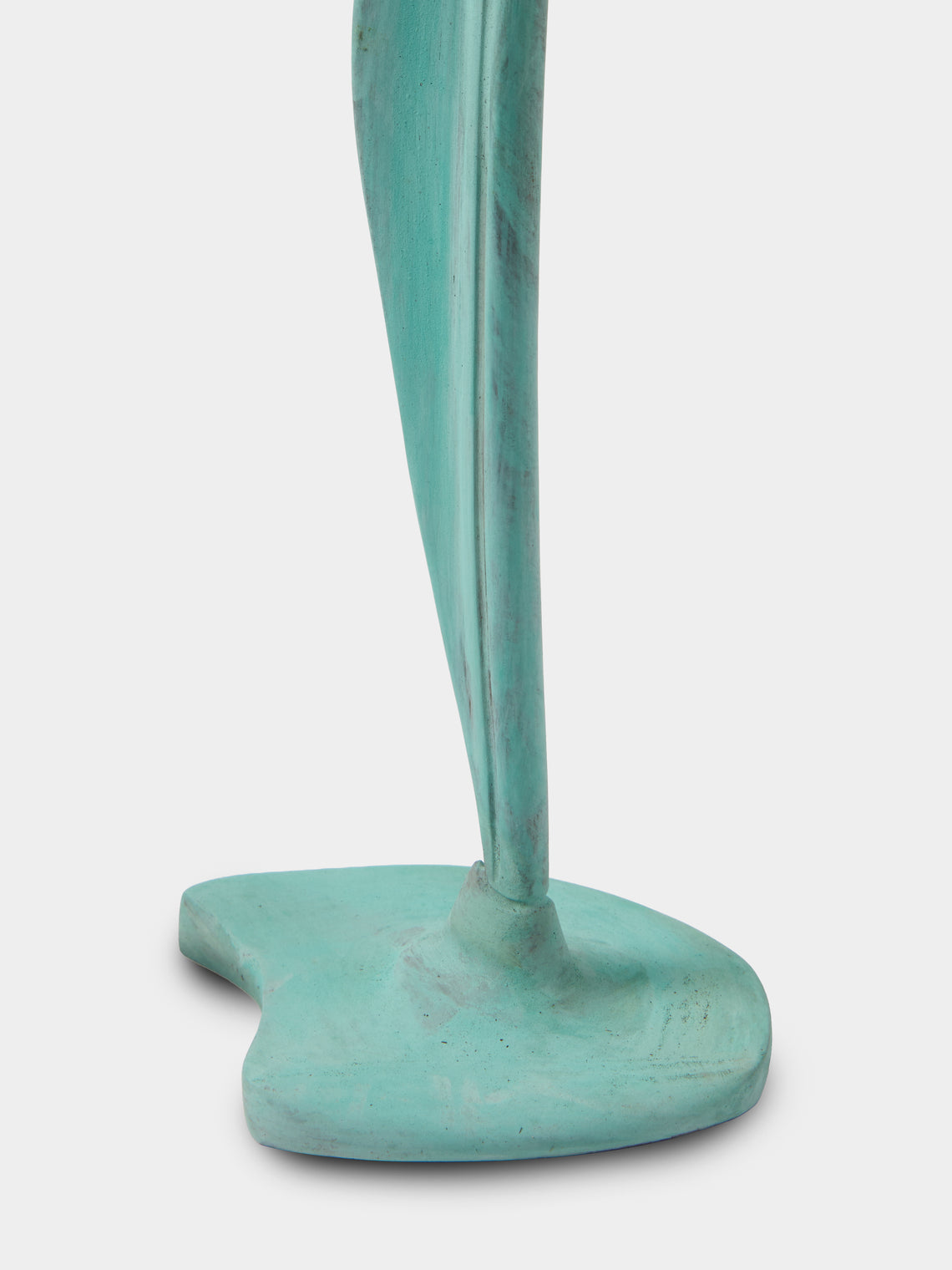 Shaha Raphael - Low Tide Fishbone Hand-Cast Brass Small Candelabra - Green - ABASK